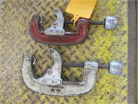 Lot of (2) Rigid Pipe Cutters