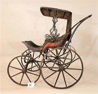 EARLY VICTORIAN BABY CARRIAGE