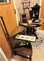 VICTORIAN TABLE AND DOLL FURNITURE