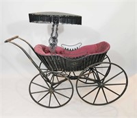 PAINT-DECORATED VICTORIAN CARRIAGE