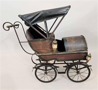FOLKSY DOLL CARRIAGE IN THE FORM OF A CAR