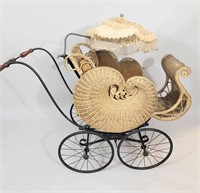 " THE HEYWOOD" WICKER CARRIAGE