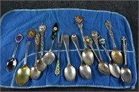 Collection of Sterling Souvenir Spoons 1900s