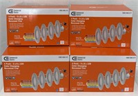 (CY) Commercial Electric 4 pack of 5” & 6” LED