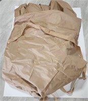 (CY) Neverwet Tan 60" Square Table Cover w/28"