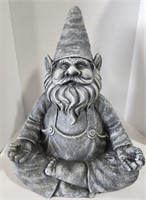 (CY) Resin garden gnome statue.  Measures 19"