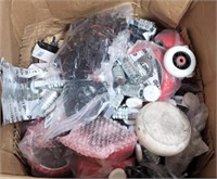 (CY) Lot of  wheels, battery compartments,
