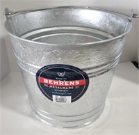 (CY) Berens galvanized 12 qt. bucket.