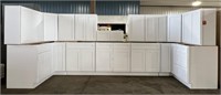 (CW) Arcadia White Kitchen Set Solid Wood Premium