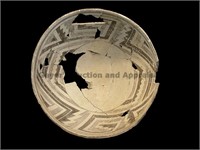 Mimbres Bowl Large Geometric Mirrored Elements