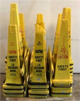(Approx 48) Rubbermaid Wet Floor/ Caution Signs
