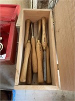 Box of Lathe Wood Chisel- Marples -brand name