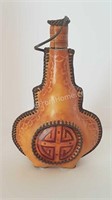 LEATHER COVERED BOTTLE
