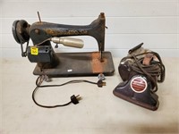 Antique Sewing Machine & Westinghouse Vacuum