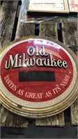 Old Milwaukee Sign and Strohls Patch
