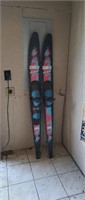 2 Conley Factor 6 Wing tail slalom water skis