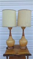 (2) Mid Century Table Lamps