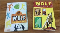 (2) Vintage Cub Scout Wolf Books