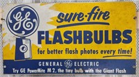 (GA) Vtg GE Flashbulbs SST 18.25" W x 10" H