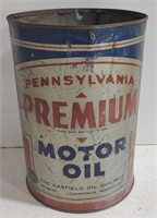 (GA) Vintage Pennsylvania Premium Motor Oil Can