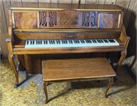 W. M. Kimball Co. Consolette Piano & Bench