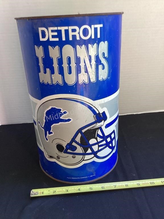 Detroit Lions Wastebasket 