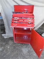 Red Tool Box with contents