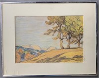 T.H. Moser Pastel Landscape