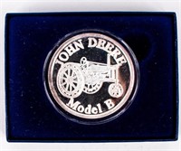Coin  John Deere 1 Troy Ounces .999 Fine Silver