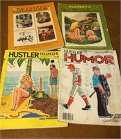 Hustler & Playboy Cartoon Magazines