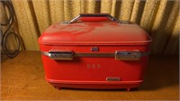 Vintage Red Vanity Box