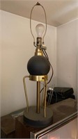 Vintage Metal Lamp 28 inches tall
