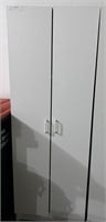 White Storage Cabinet w/Doors