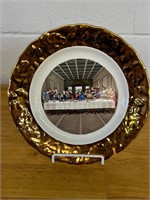The Last Supper 9" Crown O Gold Plate