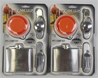 (2) Camillus 4-Piece Camp Sets NIP