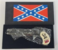 General Robert E. Lee Folding Pistol Knife NIB
