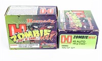 Ammo 40 Rds Collectable Hornady Zombie-Max .45 ACP