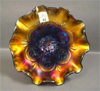 Dugan Purple Flowers & Frames Deep Ftd Bowl