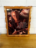 Chief Red Cloud wooden framed print