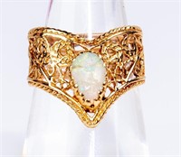 Jewelry 14kt Yellow Gold Opal Ring