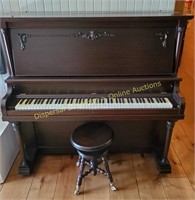Hientzman Upright Grand Piano & Stool