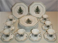 25 pcs. Nikko Japan Christmas china