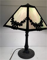 Lamp Vintage Style Lamp Stained Glass Bronze