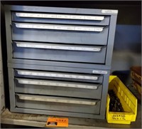 (BO) Metal drill bit cabinets with misc size