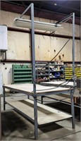 (BO) Work Table Drywall Top Work 2-Tier Hard