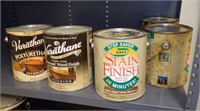 5 Part Gallons of Wood finish products.