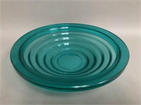 Deco Style Turquoise Coloured Bowl 9 1/2"