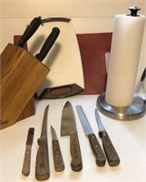 Chicago Cutlery Knife Set with Wood Knife Block