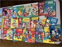 Box Lot of Mickey Mouse Comic Books