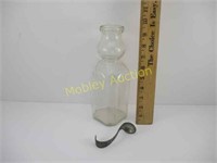SPRIGGS GLASS BOTTLE WITH SPOON
